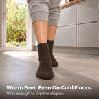 Cream Sweater Socks - The Coziest Slouchy Boot Socks (5 Pairs)