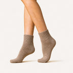 Taupe Sweater Socks - The Coziest Slouchy Boot Socks (5 Pairs)